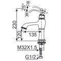 အသစ်သော single-lever အိမ်သာခင်းစပျစ်သီးပျဉ် asin faucet